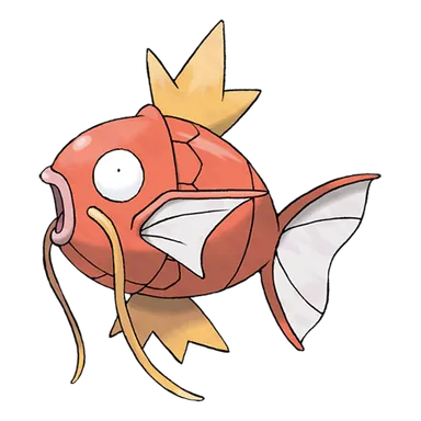 official artwork of magikarp